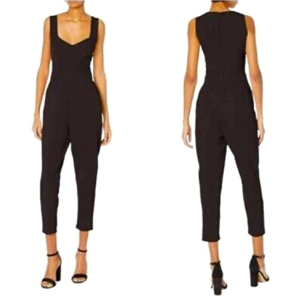 Jack by BB Dakota black stretch jumpsuit 0 xs